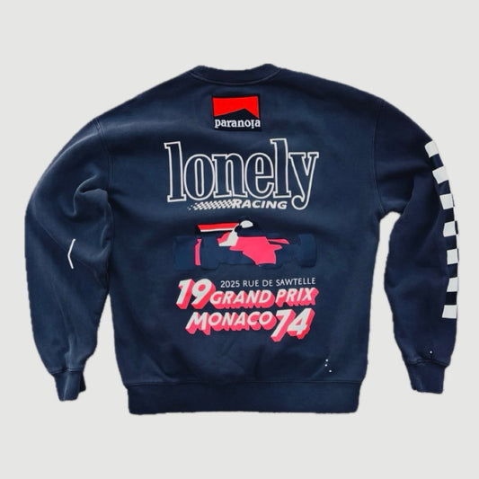 ONLY THE LONELY PARANOIA RACING SWEATSHIRT CREWNECK