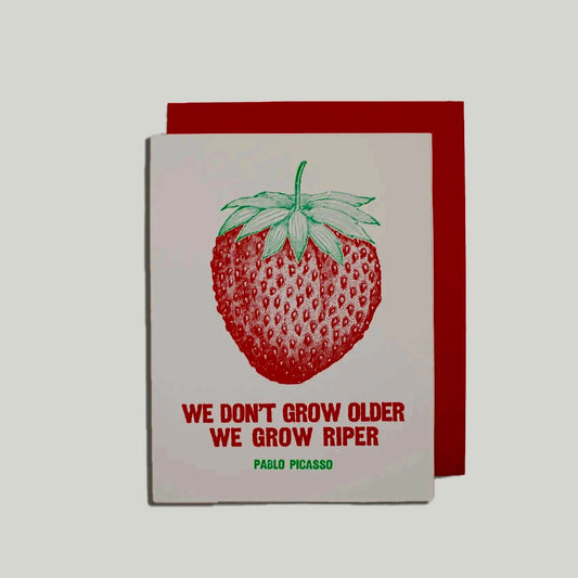 WE DON'T GROW OLD BIRTHDAY GREETING CARD ARCHIVIST GALLERY