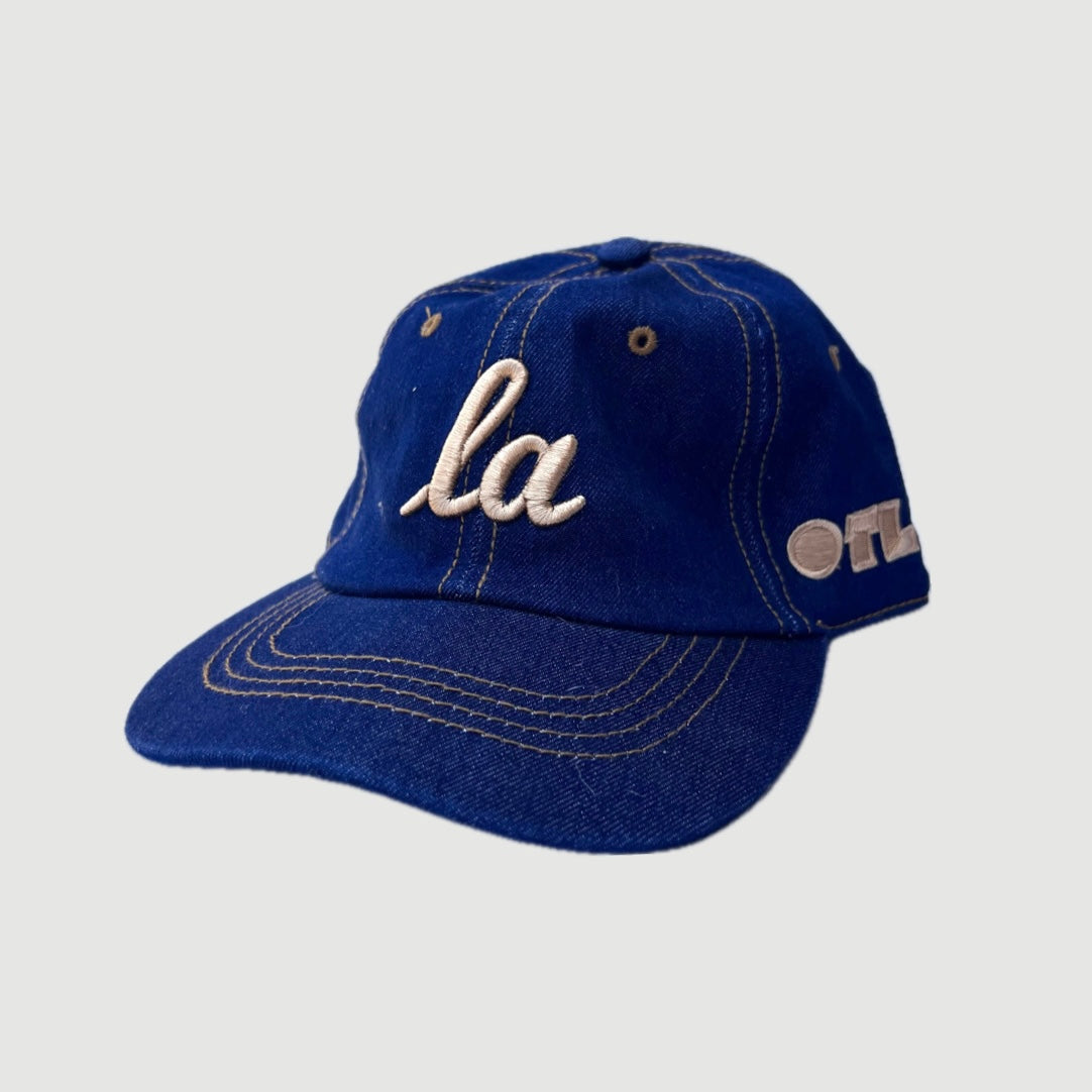 ONLY THE LONELY SCRIPT LA DADS CAP (DENIM)
