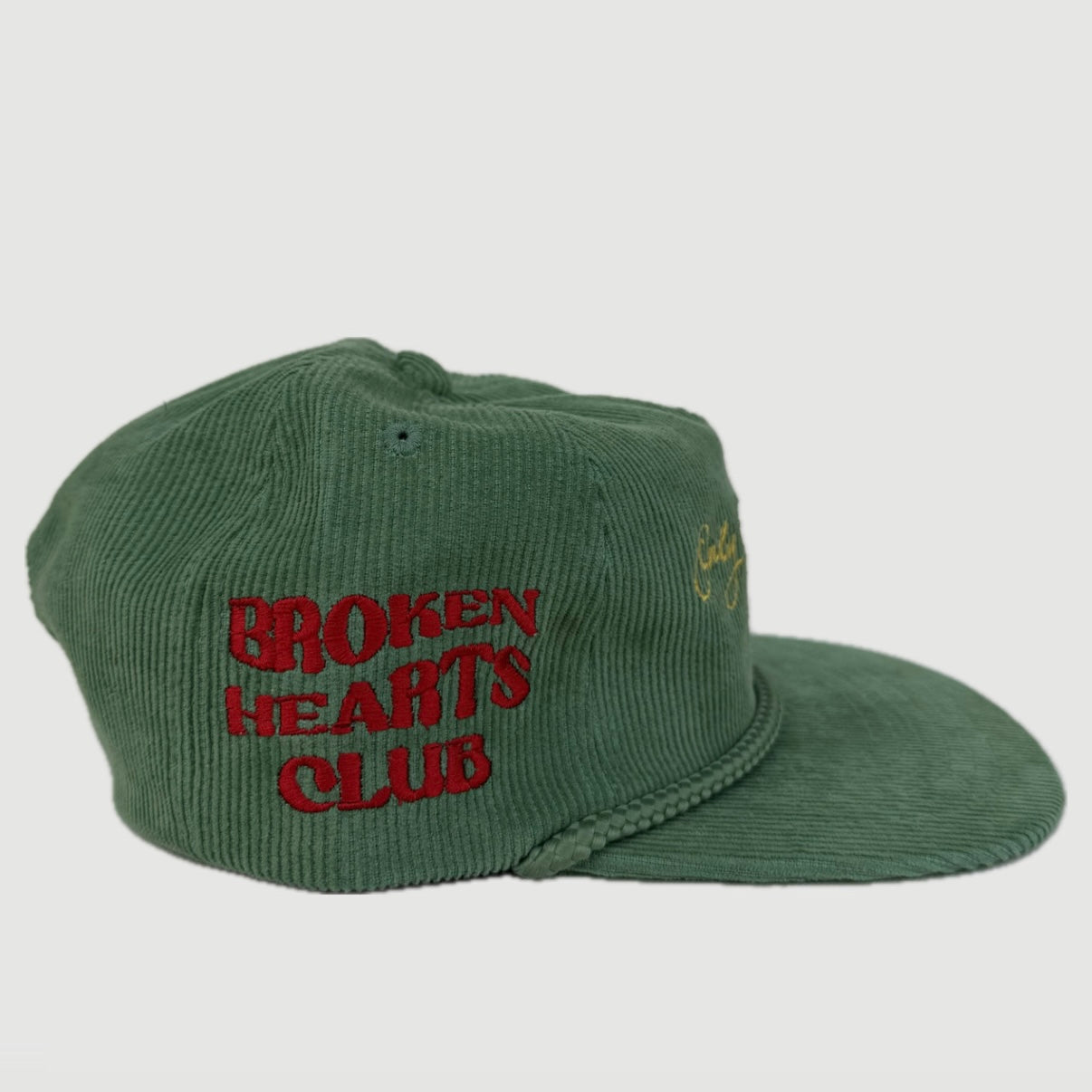 OTL ROSE BROKEN HEARTS CLUB CORDUROY 5 PANEL (GREEN)