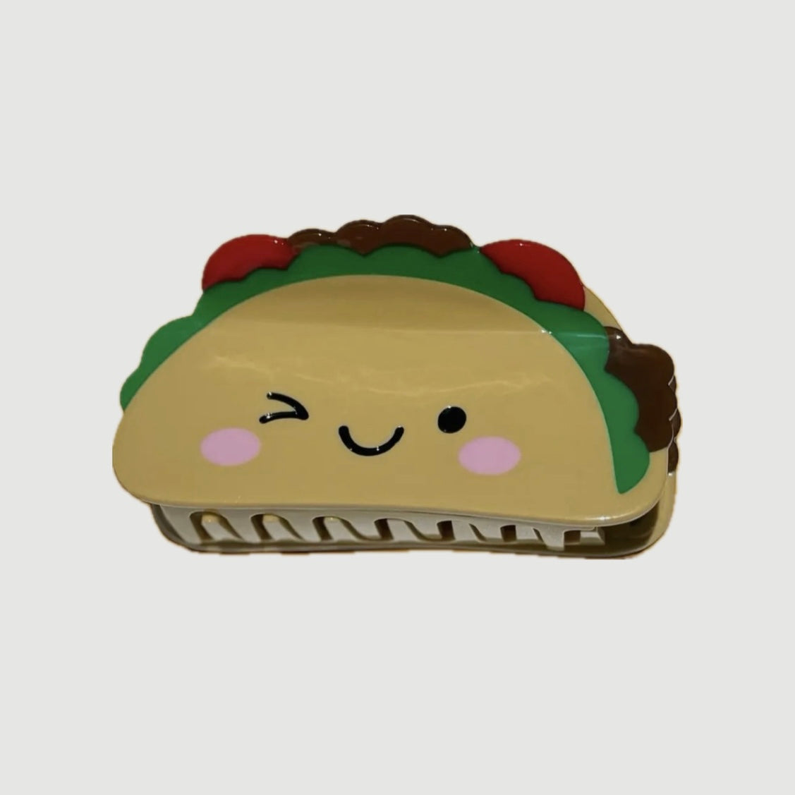 ONLY THE LONELY ACETATE TACO HAIRCLIP