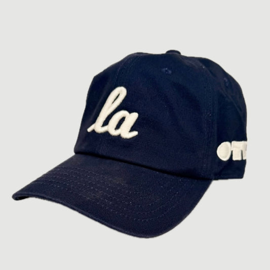 ONLY THE LONELY SCRIPT LA DAD'S CAP (NAVY IVORY)