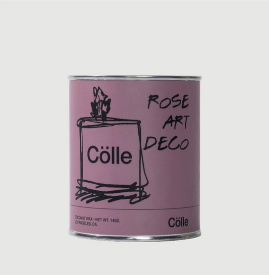CÖLLE CANDLE ROSE ART DECO