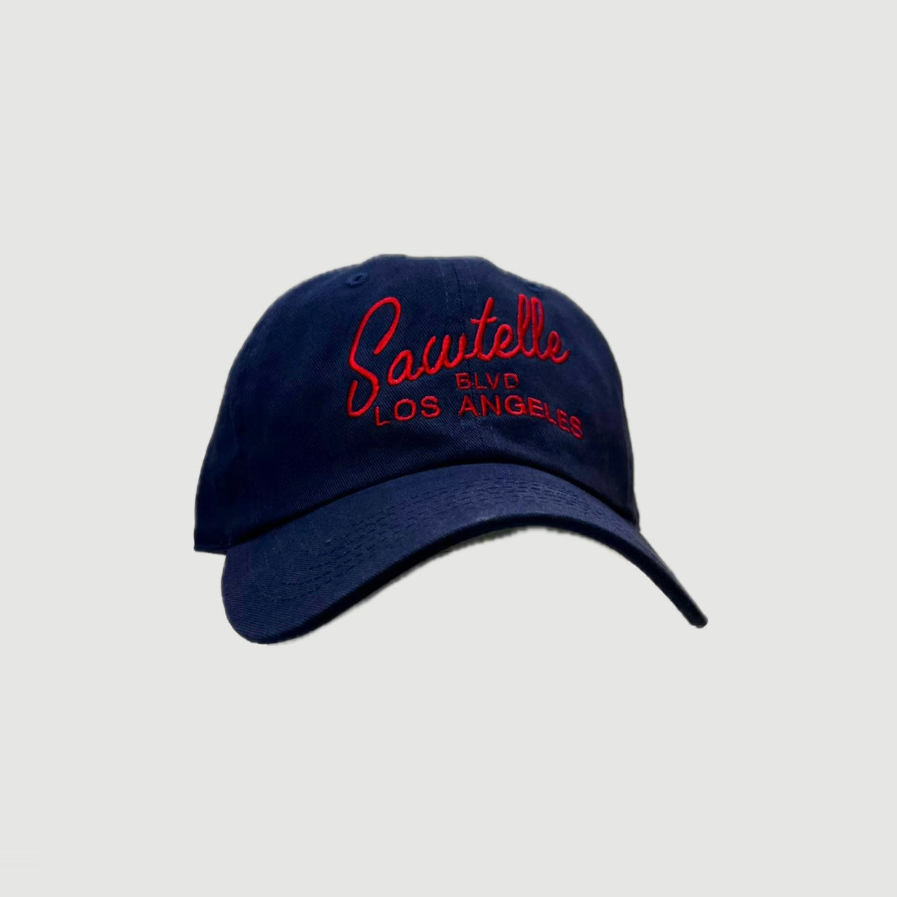 ONLY THE LONELY SAWTELLE DAD'S CAP (NAVY/RED)