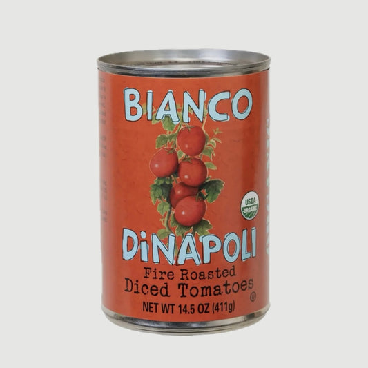 Bianco Dinapoli Organic Fire Roasted Dice Pasta Tomatoes