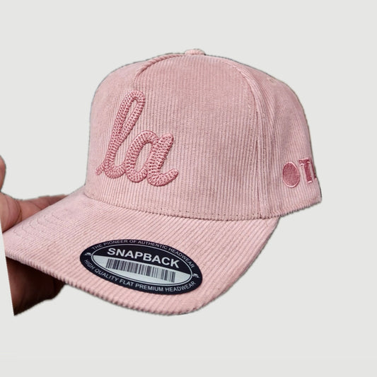 CORDUROY ONLY THE LONELY SCRIPT LA PRO HAT (PINK/BLUSH)