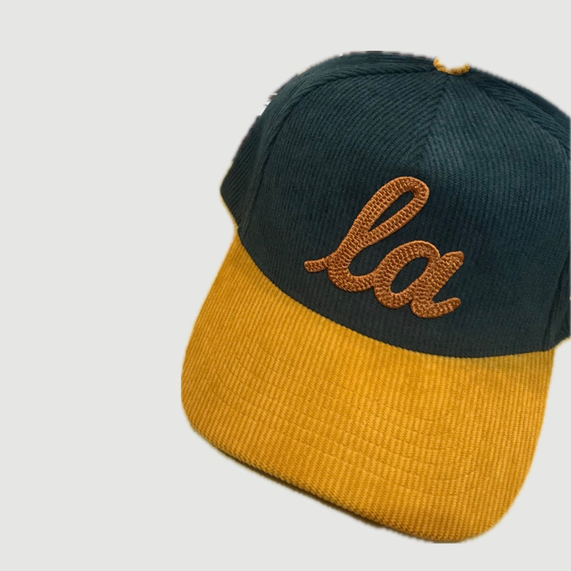 CORDUROY ONLY THE LONELY SCRIPT LA PRO HAT (FORREST MUSTARD)