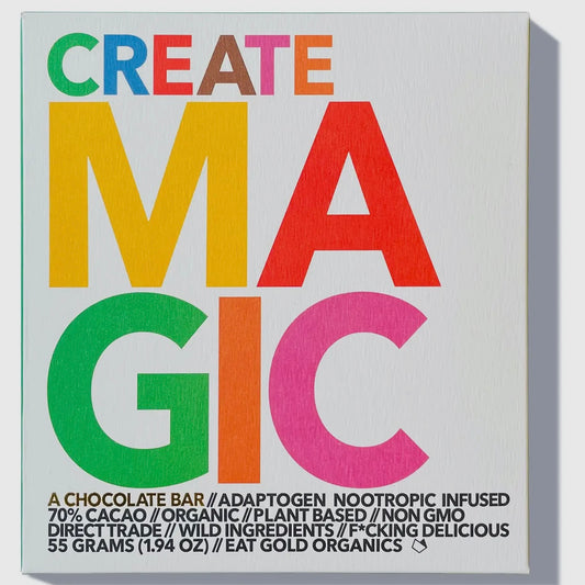 CREATE MAGIC CHOCOLATE BAR BY EAT GOLD ORGANICS