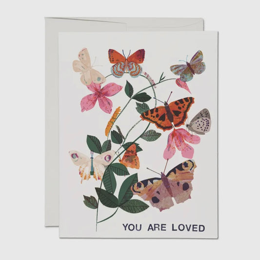 YOU ARE LOVED GREETING CARD (RED CAP CARDS)