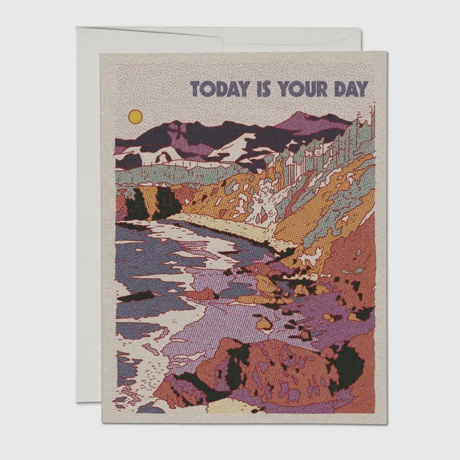 TODAY IS YOUR DAY GREETING CARD (RED CAP CARDS)