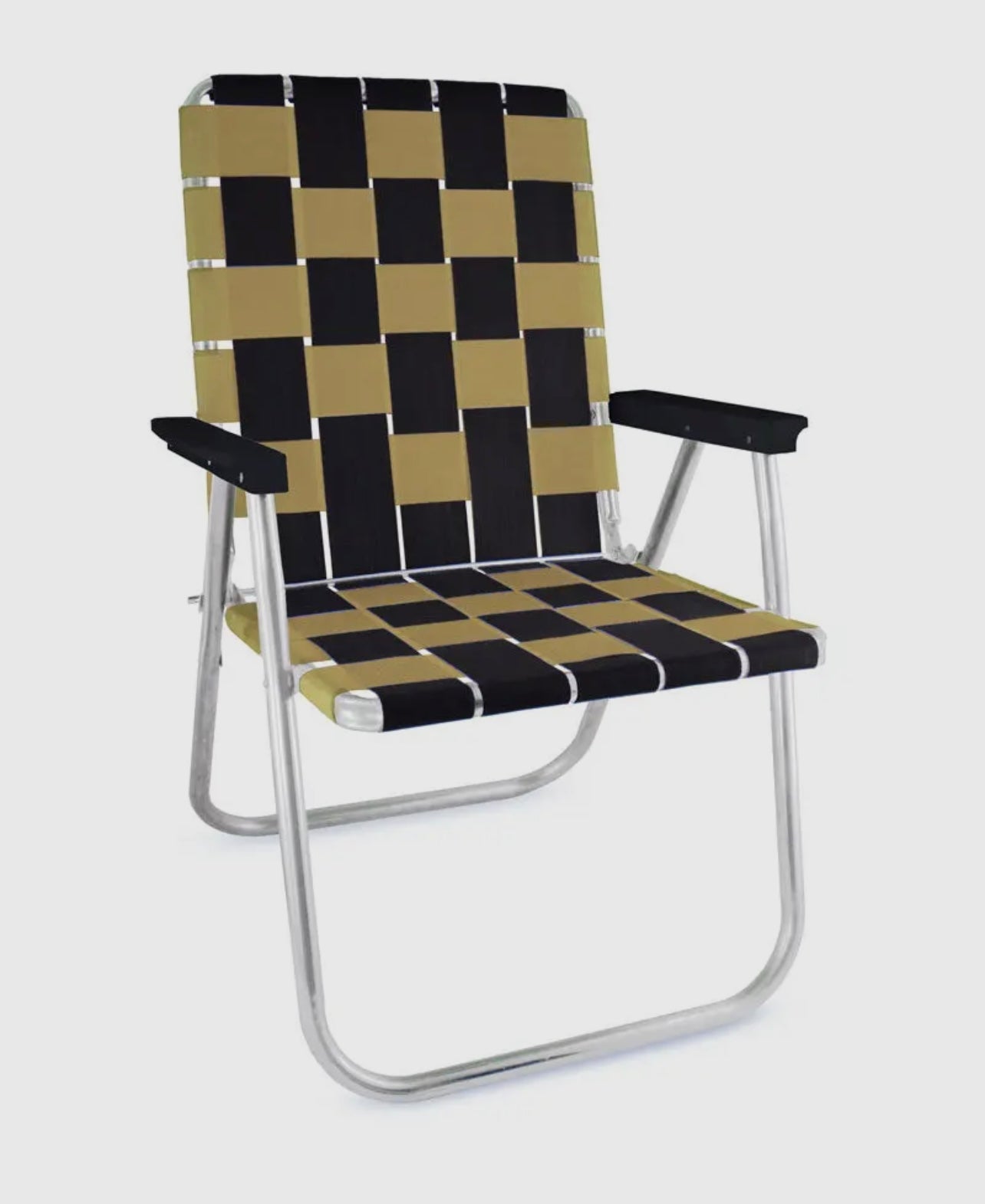 LAWN CHAIR USA CLASSIC LAWN CHAIR (BLACK / GOLD)