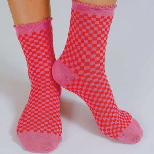 TAILORED UNION SOCKS ANNIE (PINK)