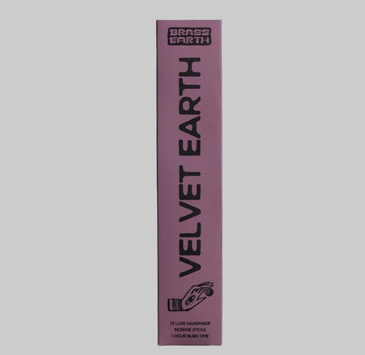 BRASS EARTH INCENSE LUXE VELVET EARTH HANDMADE INCENSE
