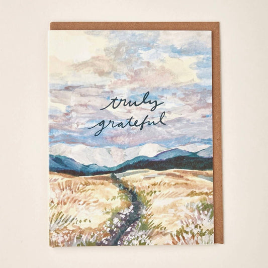 TRULY GRATEFUL GREETING CARD (LITTLE SALT WAGON)