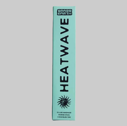 BRASS EARTH INCENSE LUXE HEATWAVE HANDMADE INCENSE
