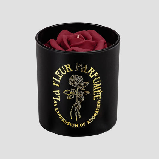 LA FLEUR FRESH CUT ROSES CANDLE