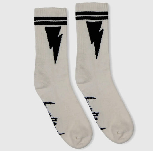 SOCCO NATURAL LIGHTENING BOLT SOCK (MIKE VALLELY)