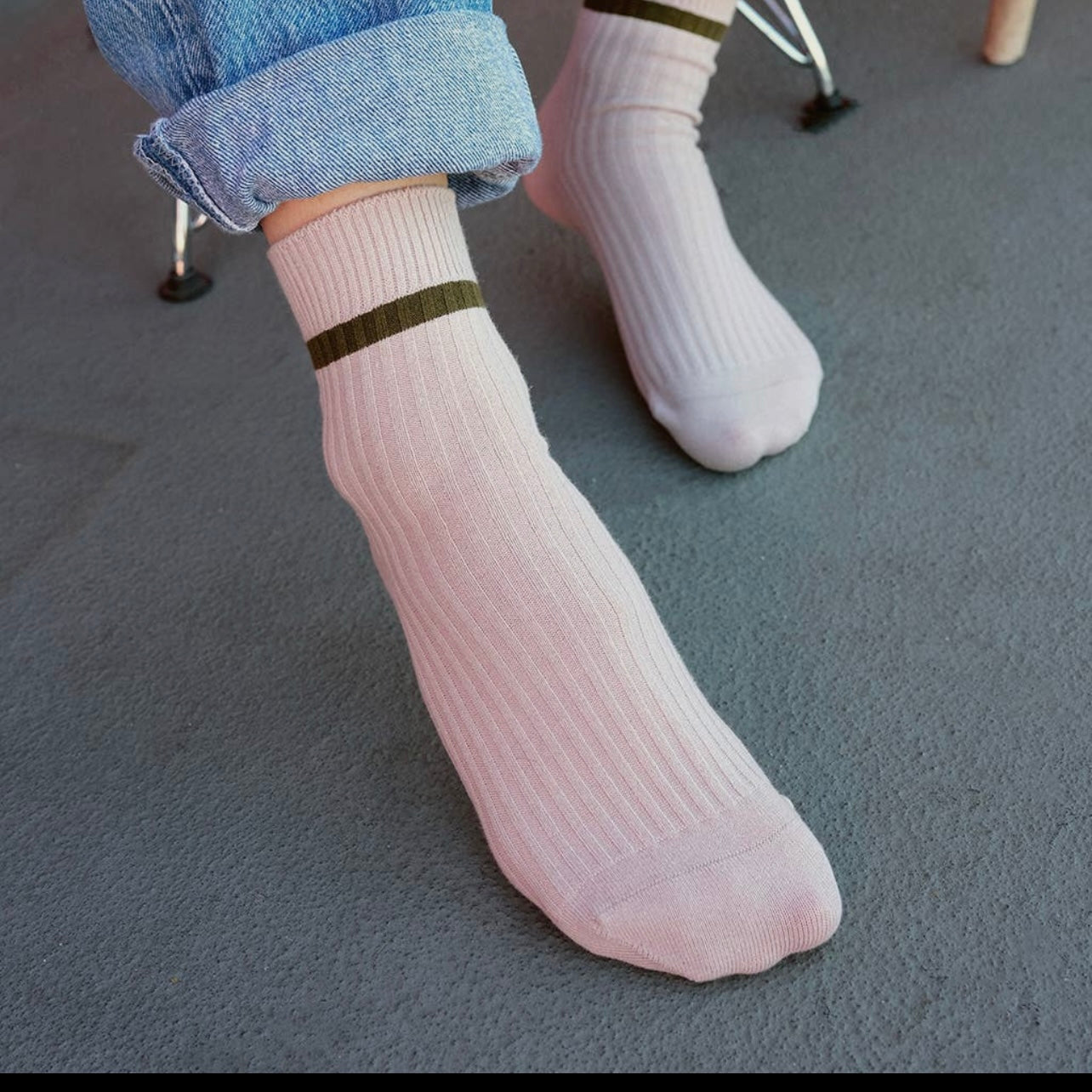 TAILORED UNION SOCKS ANDY (DUSTY ROSE)