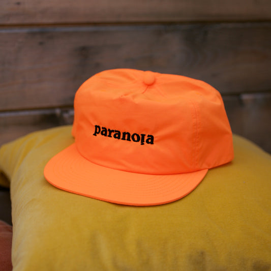 ONLY THE LONELY PARANOIA NYLON SURF HAT (FLO ORANGE/BLACK)