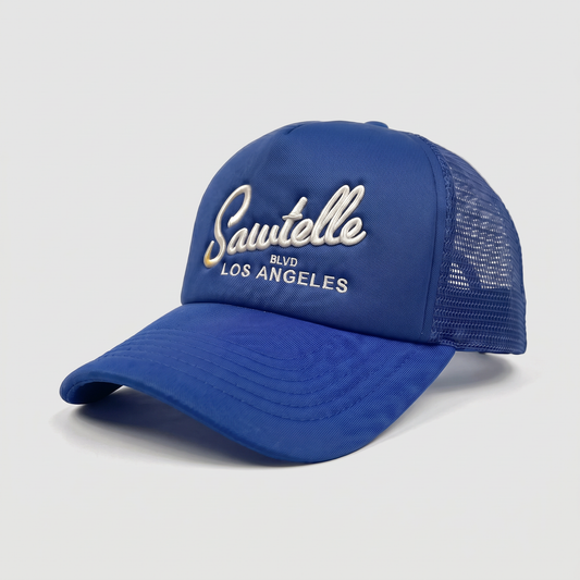 ONLY THE LONELY SAWTELLE FOAM TRUCKER (ROYAL BLUE/WHITE)