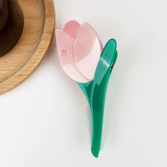 ONLY THE LONELY ACETATE TULIP HAIR CLIP