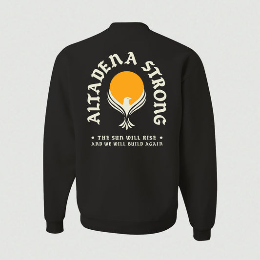 ALTADENA STRONG SWEATSHIRT CREWNECK (BLACK)