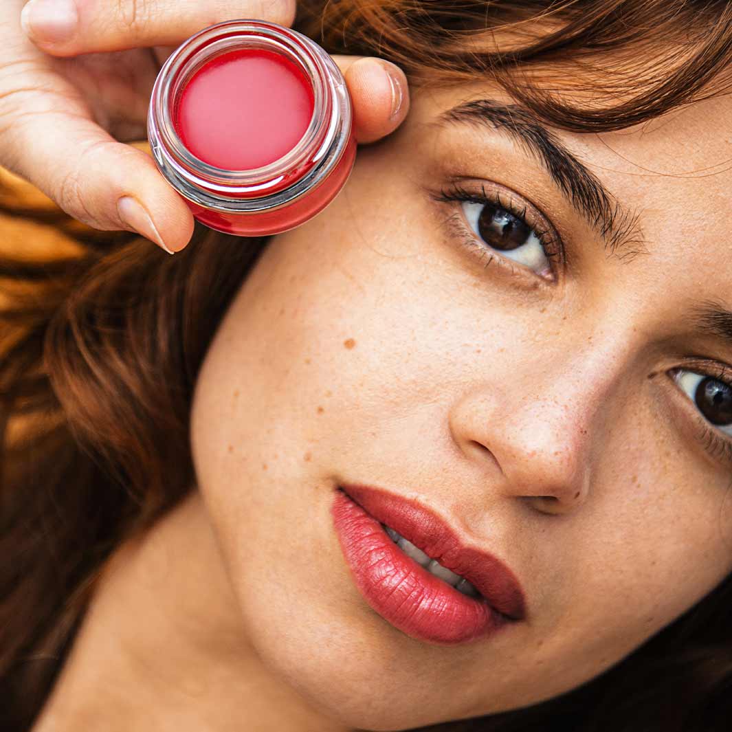 Tinted Lip Balm & Moisturizing Blush - 03 The Red- 0.17oz