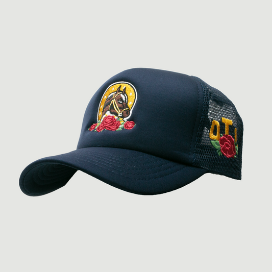 RUN FOR THE ROSES ONLY THE LONELY FOAM TRUCKER (NAVY)