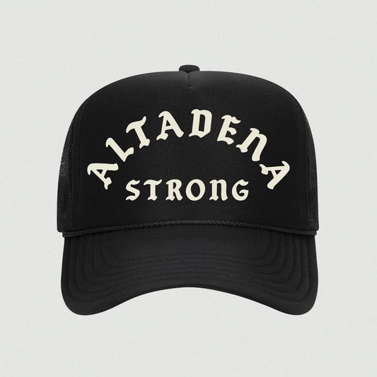 ALTADENA STRONG FOAM TRUCKER (BLACK/IVORY)