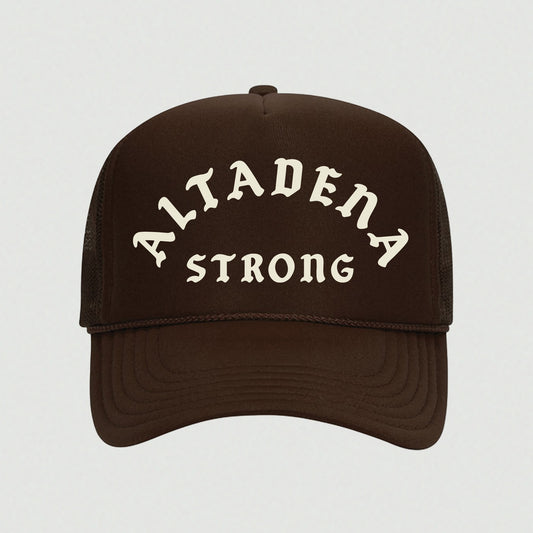 ALTADENA STRONG FOAM TRUCKER (BROWN/IVORY)