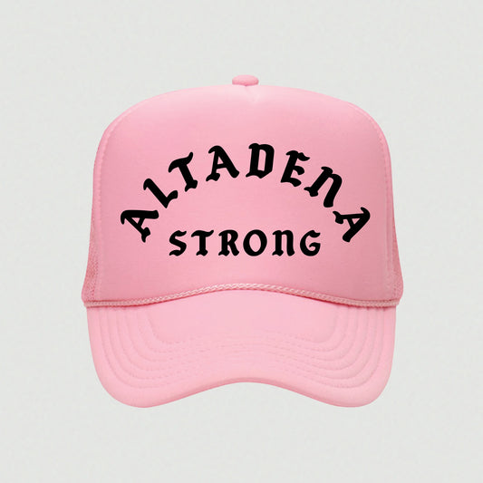 ALTADENA STRONG FOAM TRUCKER (PINK/BLACK)