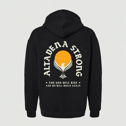 ALTADENA STRONG SWEATSHIRT HOODIE (BLACK)