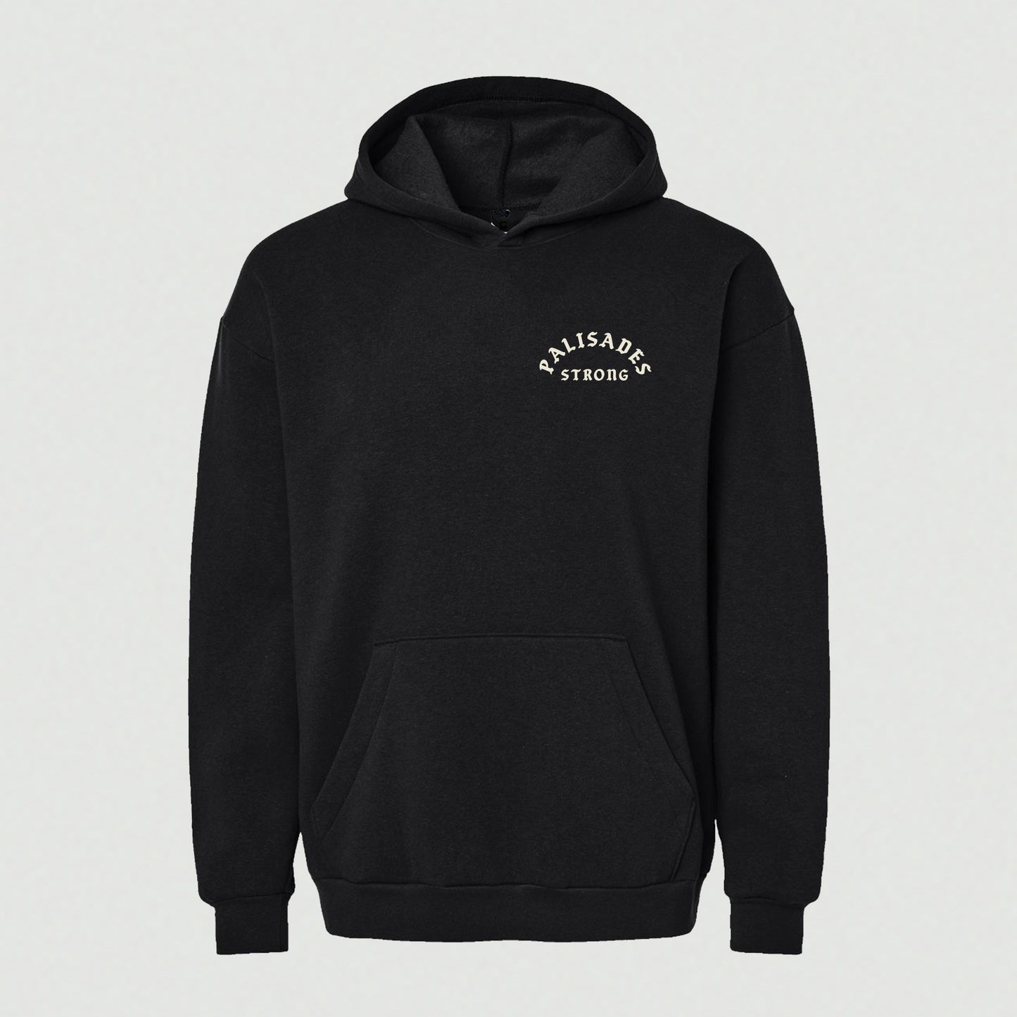 PALISADES STRONG SWEATSHIRT HOODIE (BLACK)