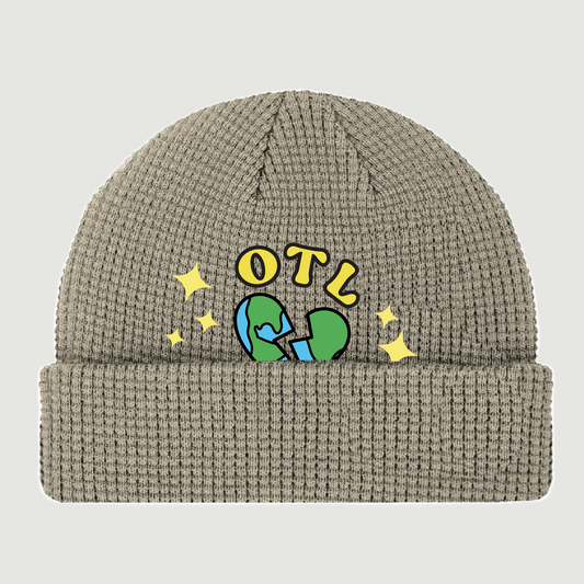 ONLY THE LONELY WAFFLE BEANIE (BEIGE)