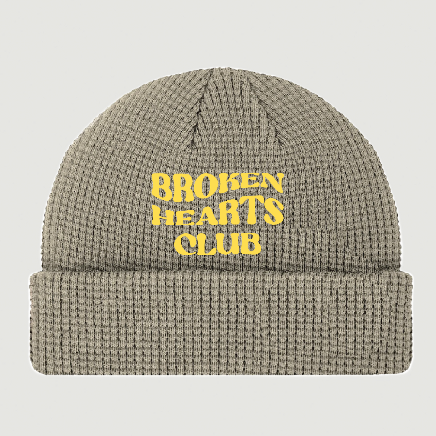 ONLY THE LONELY WAFFLE BEANIE (BEIGE)