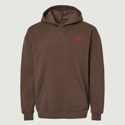 ONLY THE LONELY "ROSE" HOODIE(BROWN)