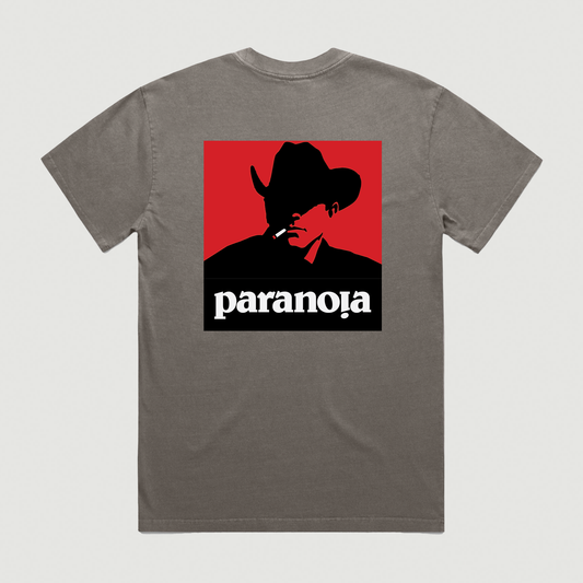 ONLY THE LONELY PARANOIA TSHIRT (WASHED GREY)