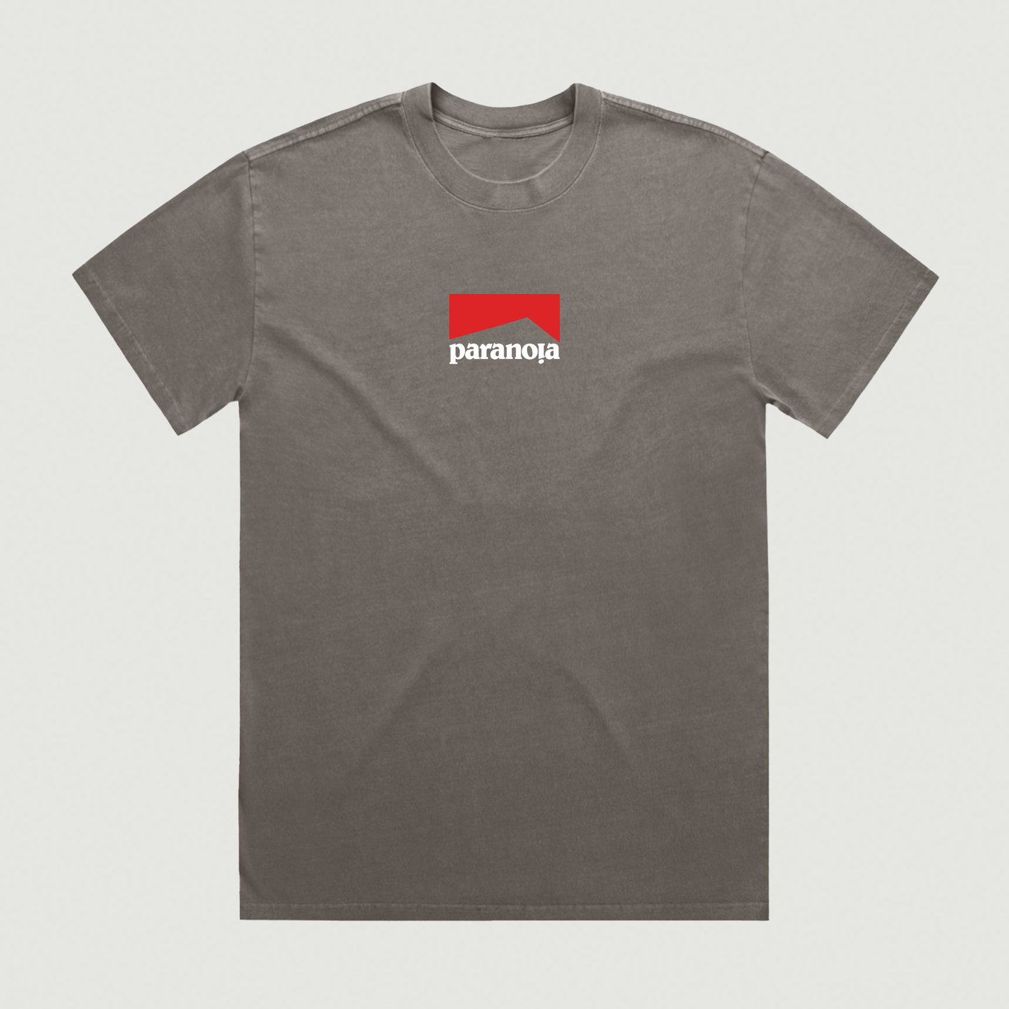 ONLY THE LONELY PARANOIA TSHIRT (WASHED GREY)