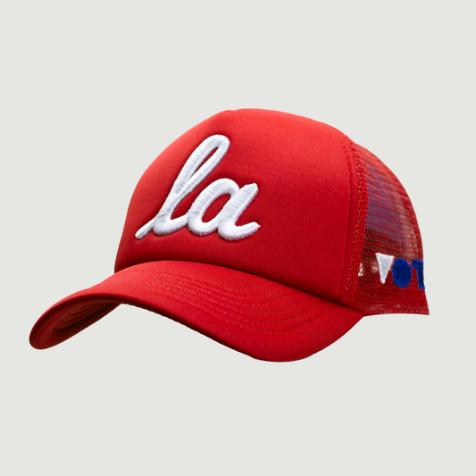 ONLY THE LONELY VOTE SCRIPT LA FOAM TRUCKER (RED)