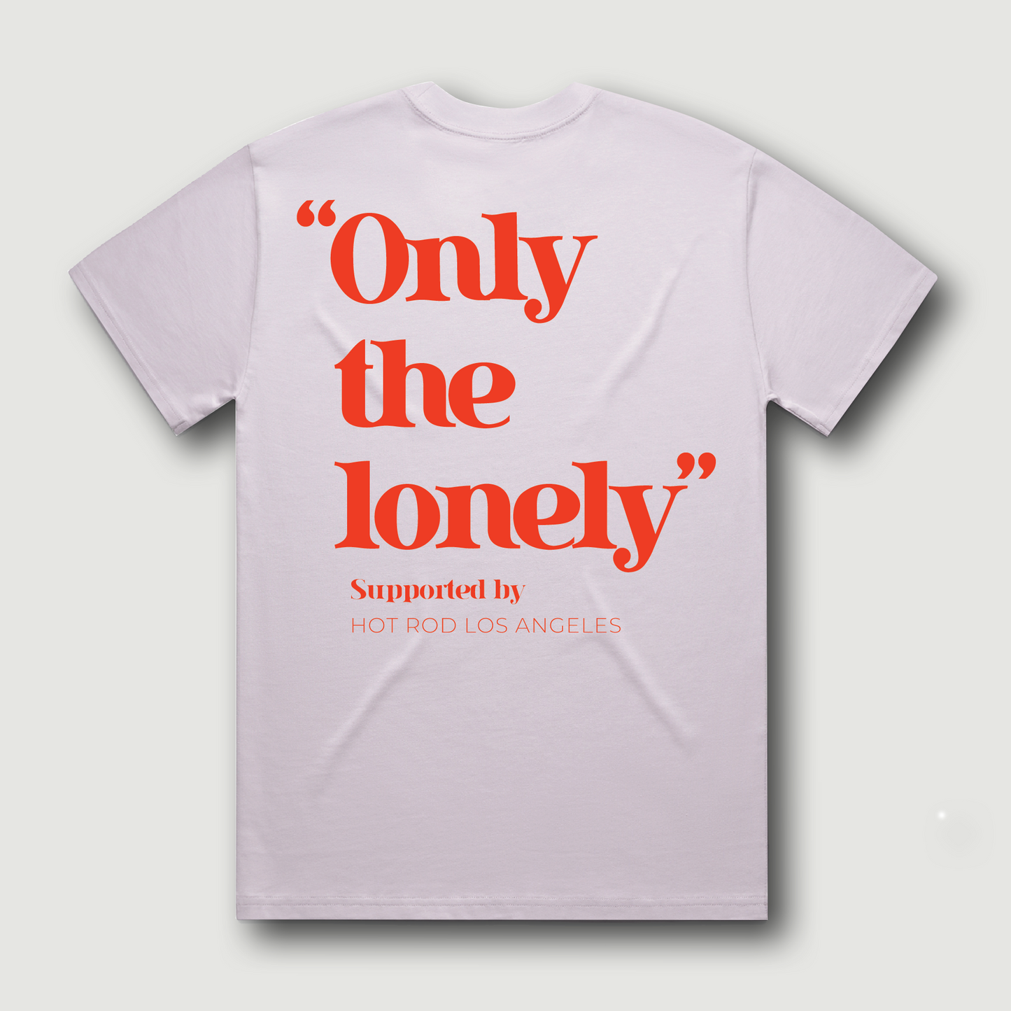 ONLY THE LONELY LOGO SHORT SLEEVE T-SHIRT (ORCHARD/FIRE RED)